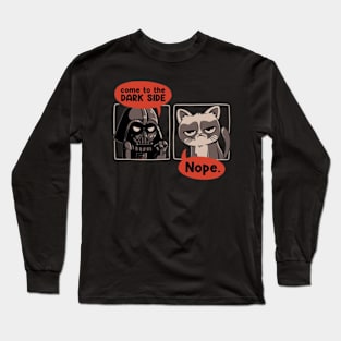 Darth Vader Vs Grumpy Cat Long Sleeve T-Shirt